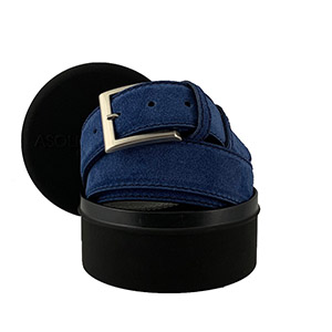 Cintura Marcapunto Sued Jeans <br> Edge and Seam Navy